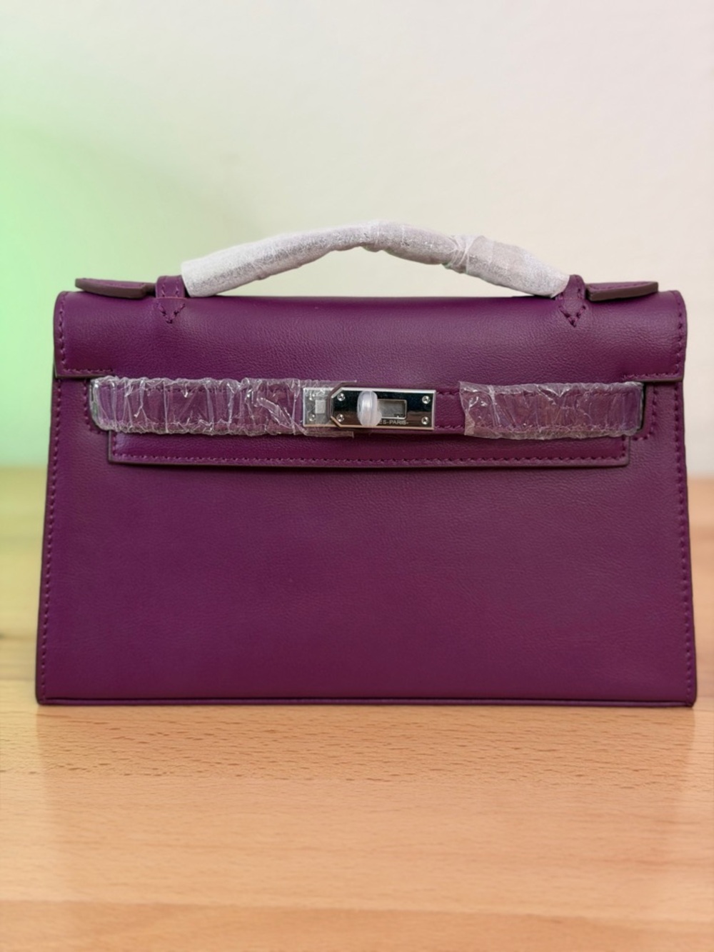 H Anemone Swift Kelly Pochette PHW